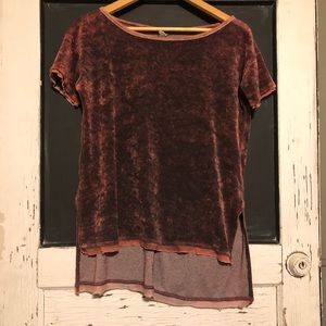 Free People Velvet T